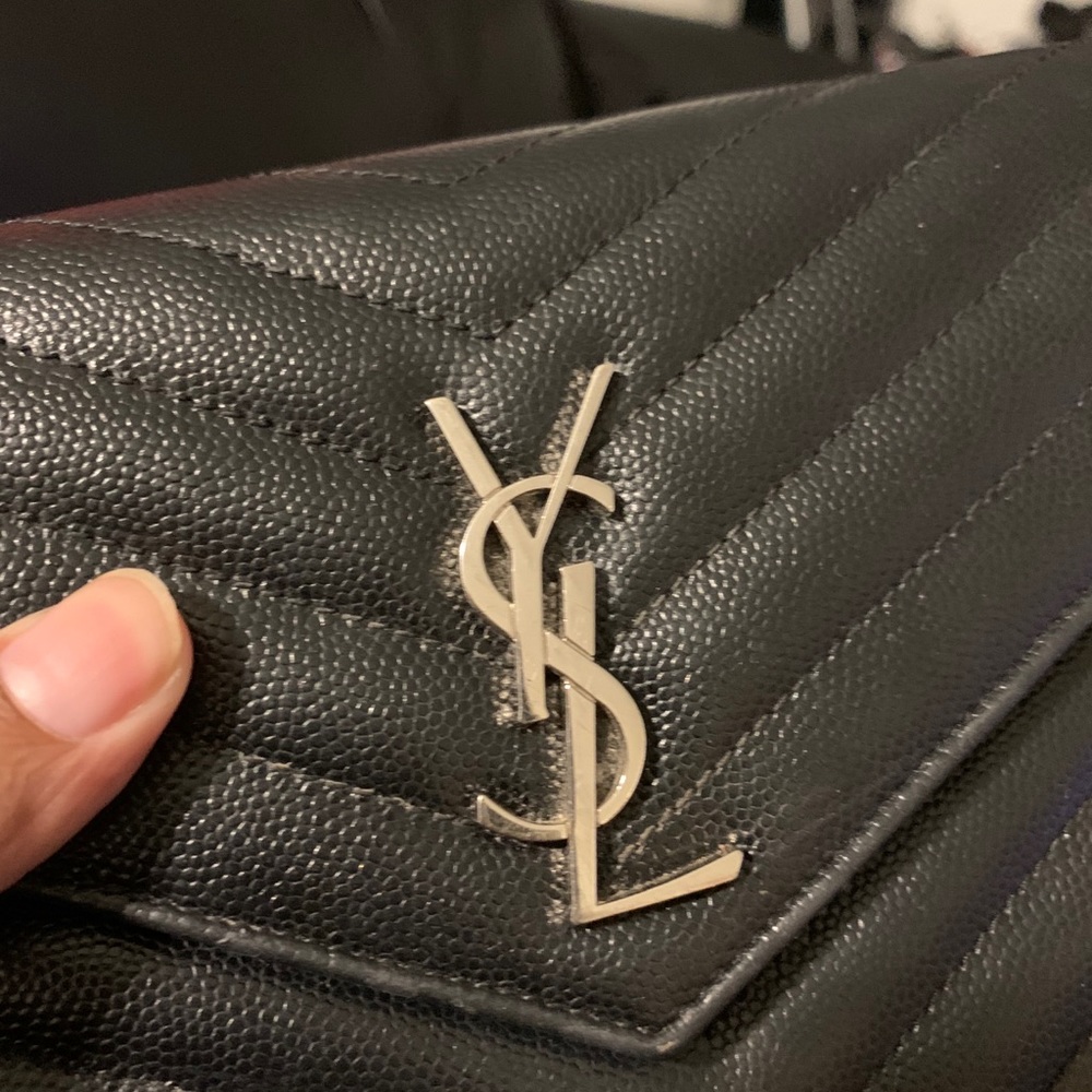 Saint Laurent Black Monogramme Chain Wallet Bag - Picture 10 of 13